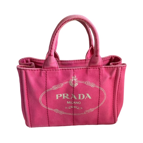 Prada Canapa PM in Pink - Picture 1 of 16